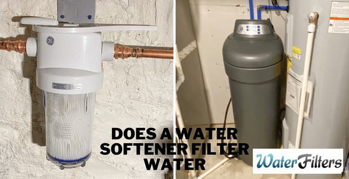 does a water softener filter water