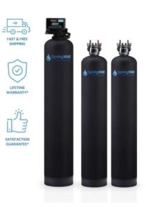 Springwell ULTRA Whole House Well Water Filter Salt-Free System Combo