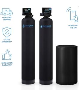 Well Water Filter and Salt Based Water Softener